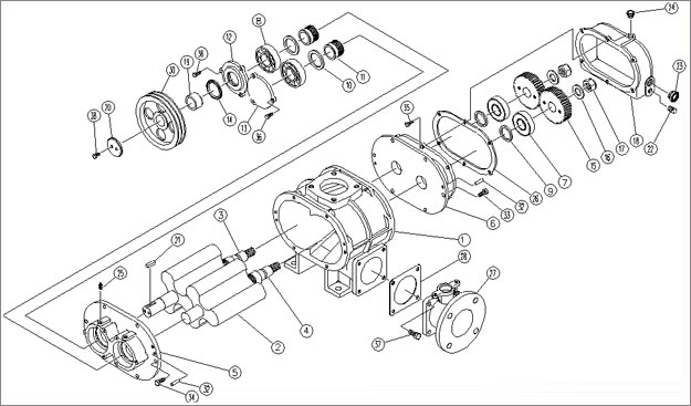 mk体育风机结构图